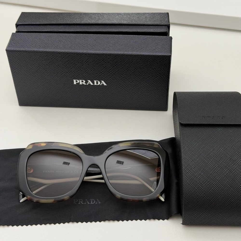 Prada Tortoise Shell Sunglasses - Picture 2 of 16